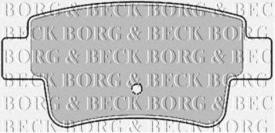 BORG & BECK bbp1946 -  Комплект тормозных колодок, дисковый тормоз